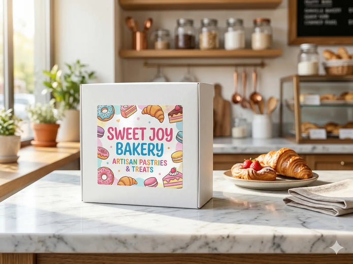 Custom kiss-cut coated paper stickers showcasing easy peel backing and vivid full-color printing.