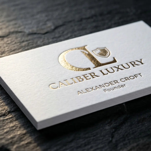 OTTORON BC01 The Sovereign Pillar - Custom 700g Bonded White Paper Stock luxury business card featuring industrial precision, Ultra-Thick finish, and premium tactile details.