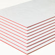 Side profile highlighting the impressive 34PT thickness of OTTORON BC03 The Prism White high-end cards.