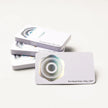 Side profile highlighting the impressive 32PT thickness of OTTORON BC09 The Glacial Peak high-end cards.