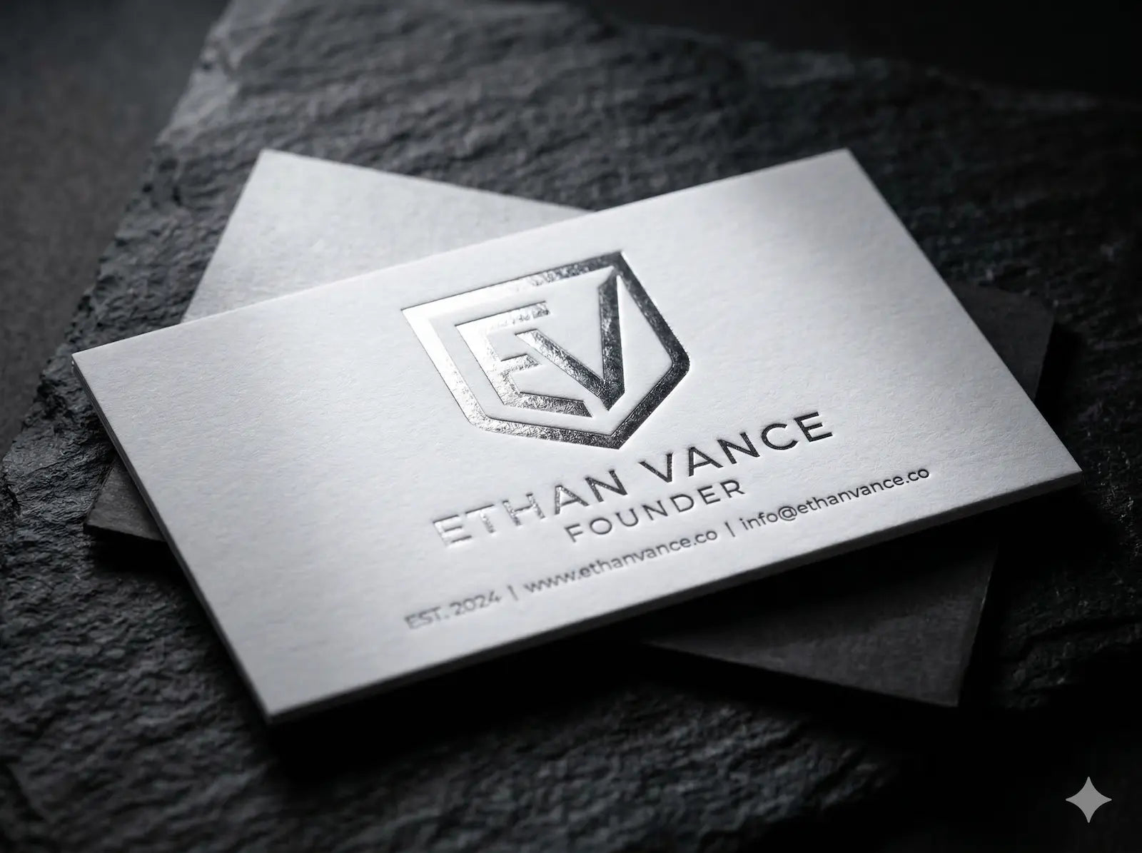 OTTORON BC10 The Quarry Stone - Custom 600g Quarry Stone luxury business card featuring industrial precision, Ultra-Thick finish, and premium tactile details.