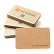 Stack of OTTORON BC11 premium 600g corporate business cards showcasing Blind Deboss, Round Corners.