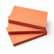 OTTORON BC15 The Vermilion Flare 500g Luxury Business Card, featuring Gold Ink Print, Silver Ink Print, Blind Emboss, front perspective view.