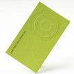 Stack of OTTORON BC17 premium 500g corporate business cards showcasing Blind Deboss, Gold Ink Print, Silver Ink Print.