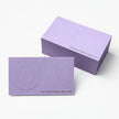 Close-up detail of The Imperial Wisteria texture on OTTORON BC18 bespoke business card highlighting Blind Deboss.