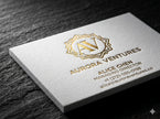OTTORON BC22 The Eco Architect - Custom 350g Eco-Friendly White luxury business card featuring industrial precision, Ultra-Thick finish, and premium tactile details.