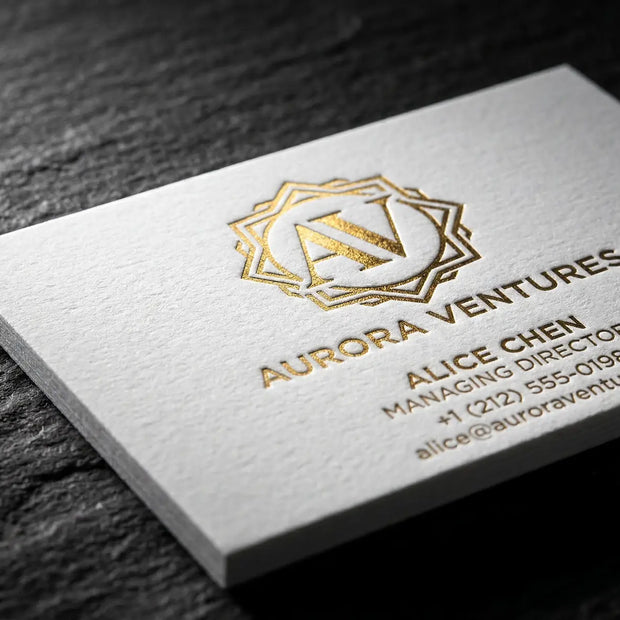 OTTORON BC22 The Eco Architect - Custom 350g Eco-Friendly White luxury business card featuring industrial precision, Ultra-Thick finish, and premium tactile details.