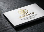 OTTORON BC29 The True Smooth - Custom 340g Smooth White luxury business card featuring industrial precision, Ultra-Thick finish, and premium tactile details.