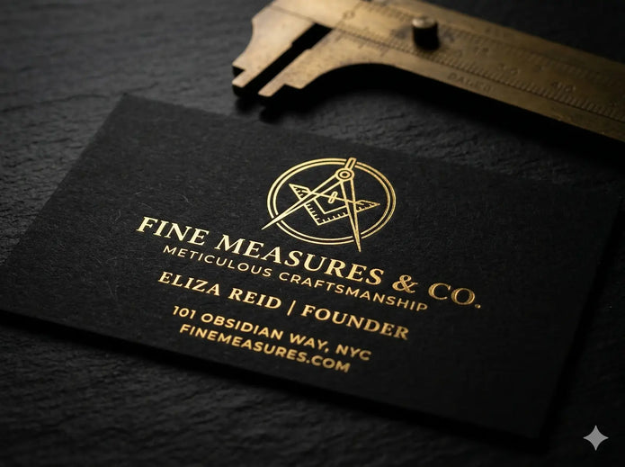 OTTORON BC30 The Florentine Shadow - Custom 330g Black Suede luxury business card featuring industrial precision, Black Foil Stamped finish, and premium tactile details.