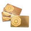 Stack of OTTORON BC33 premium 600g corporate business cards showcasing 3D Raised UV.
